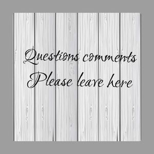 🌸Questions Comments Please leave here💗